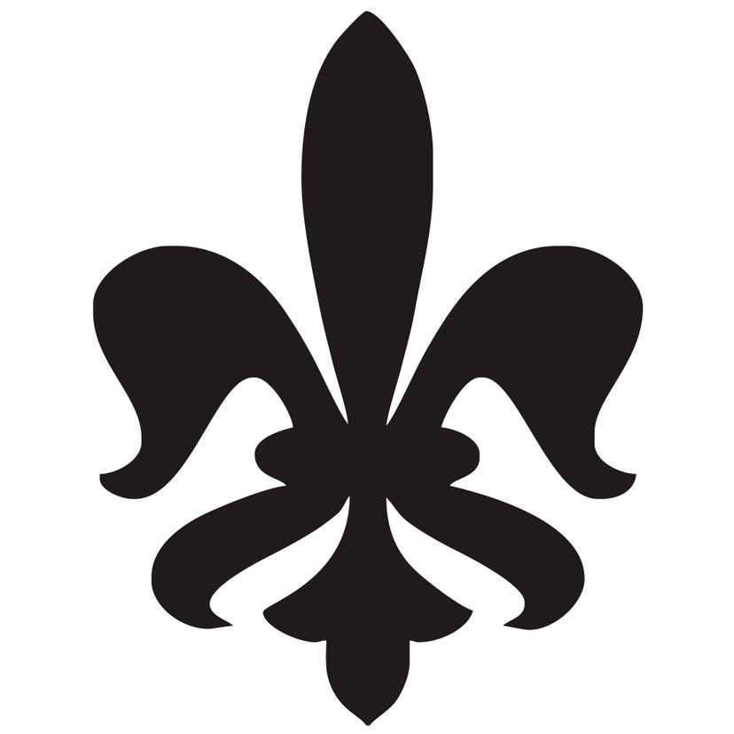 Sticker mural - Fleur de Lys 3