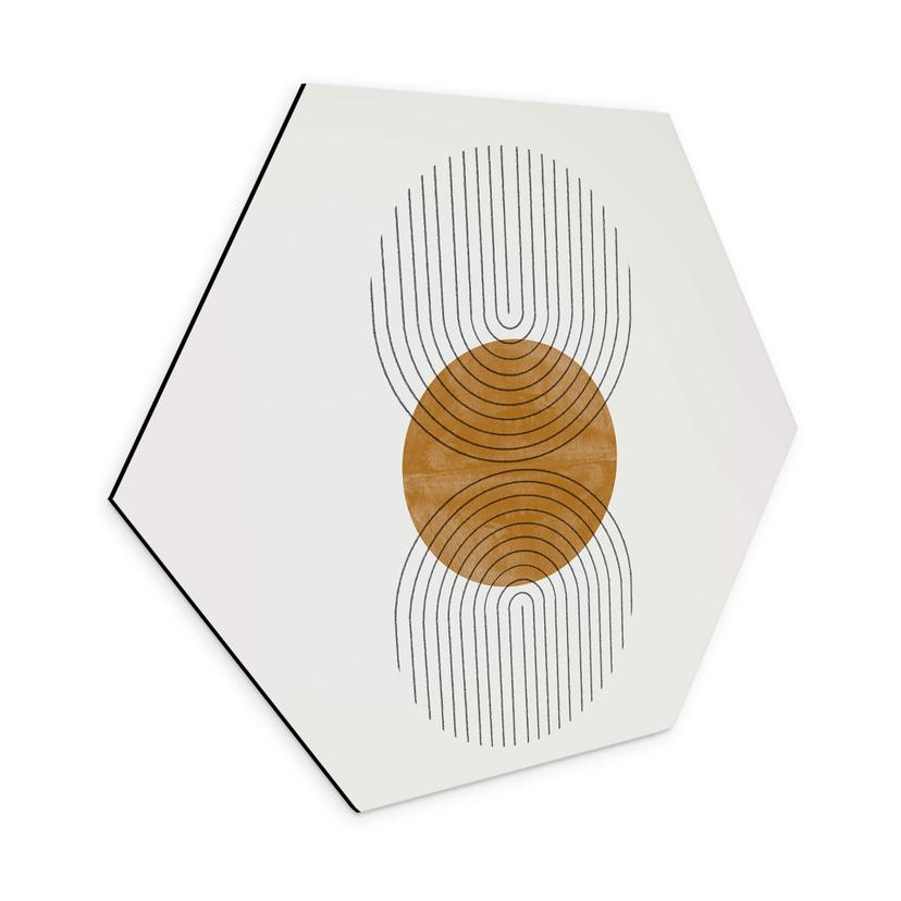 Hexagone - alu-Dibond The Miuus Studio - Modern Composition