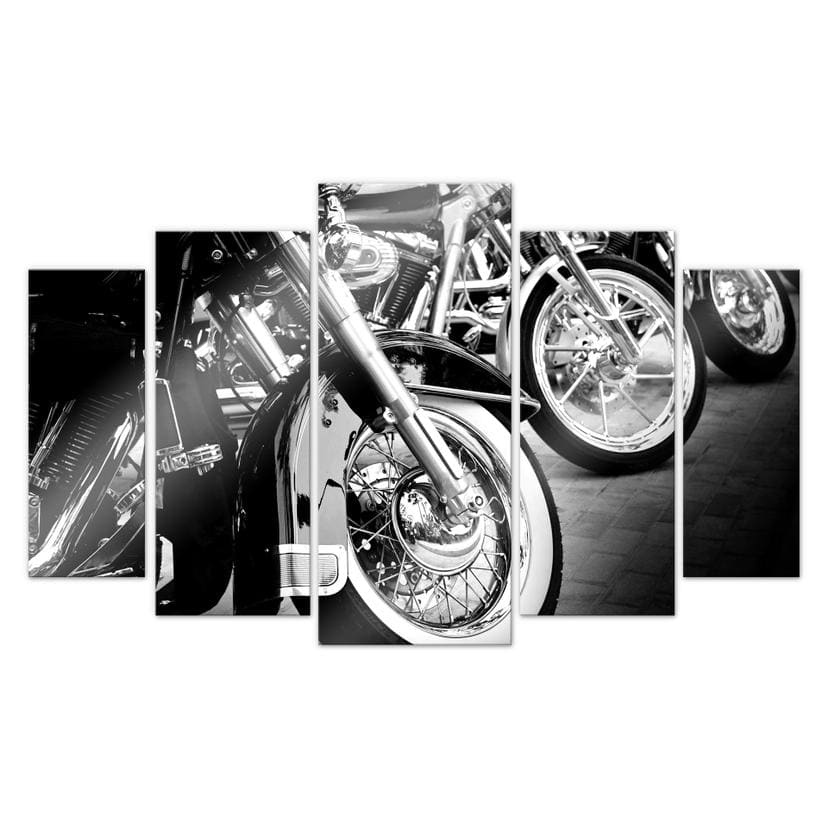 Akrylbillede Motorcykelhjul (5 stk.)