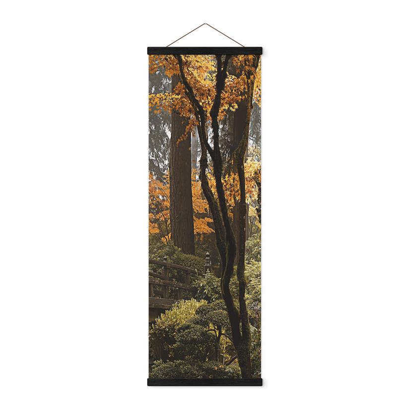 Tekstil plakat Japanse Garden