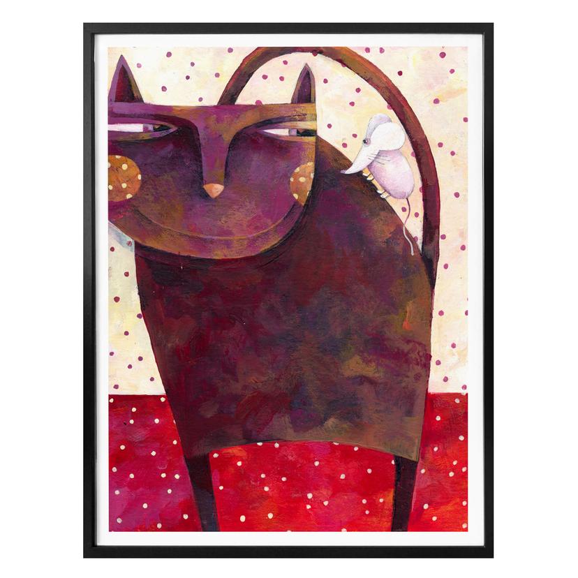 Póster Blanz - El gato y el ratón