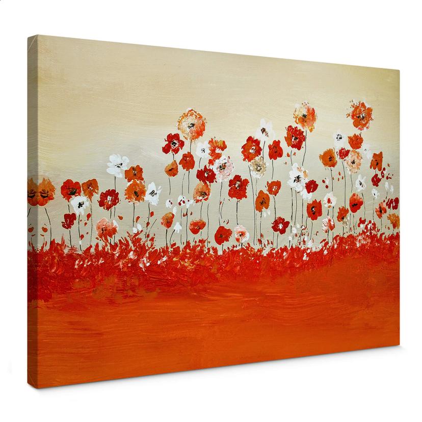 Lienzo Melz - Flores alegres