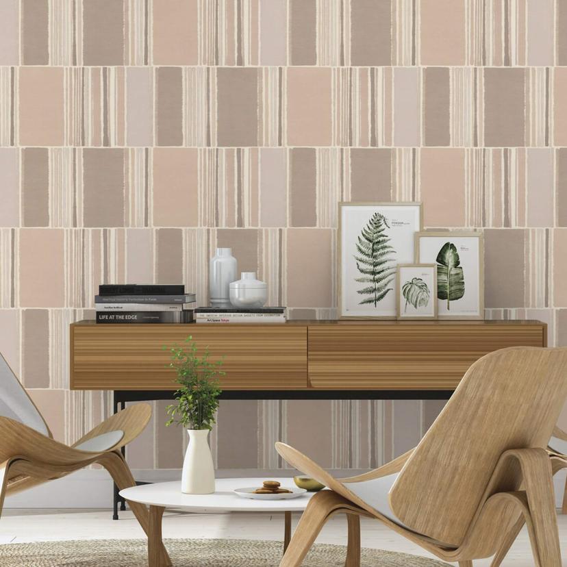 Rasch Papier peint intissé à motifs Florentine III Lin doux