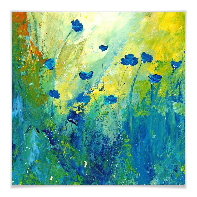 Póster Niksic - La amapola azul