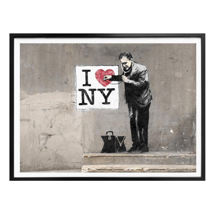 Plakat Banksy - I love New York
