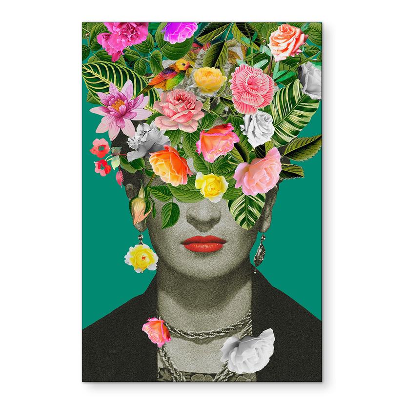 Billede af Frida Floral - Frida Floral Studio – print på aluminium (Alu-Dibond)