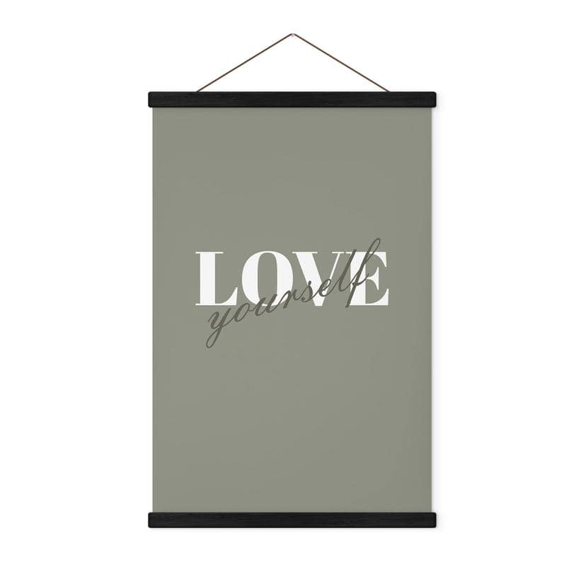 Tekstil plakat Love yourself