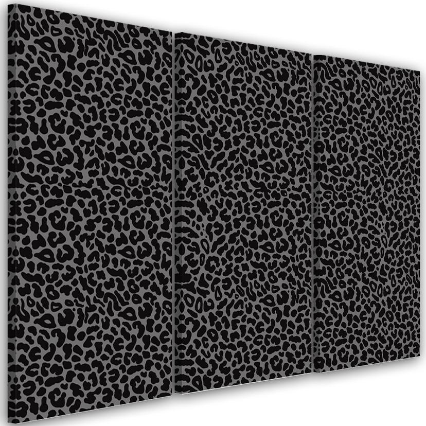 3 stykke lærredsprint, Leopard Leopard Pels Patches Mønster
