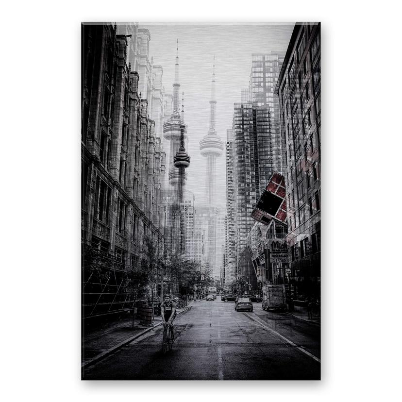 Alu-Dibond met zilvereffect Chiriaco - Streets of Toronto
