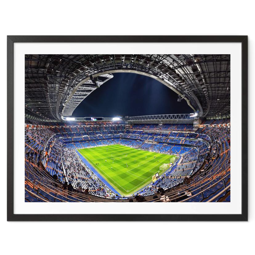 Póster García - Estadio Santiago Bernabéu