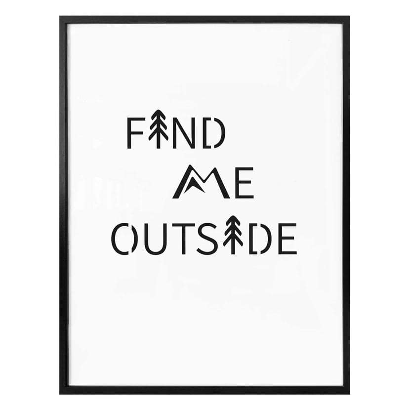 Plakat - Find me outside