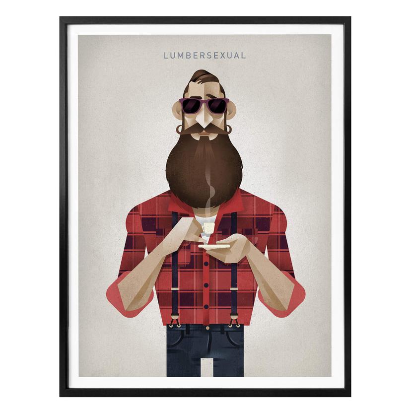 Póster Brown - Lumbersexual