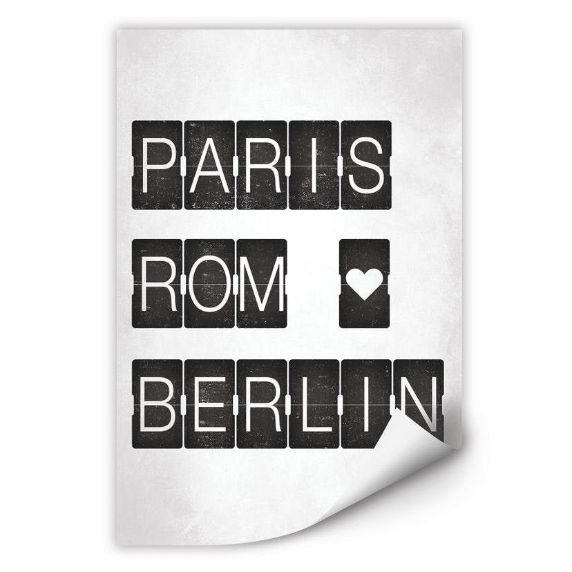 Wallprint W - Paris-Rom-Berlin
