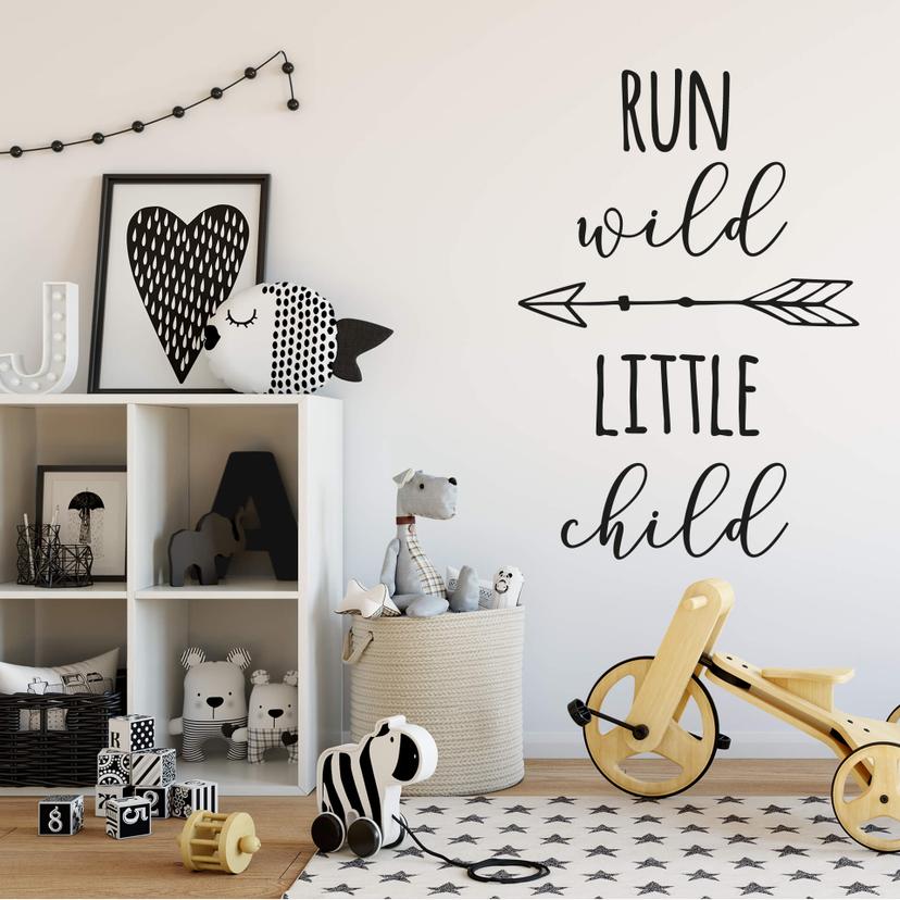 Adesivo murale - Run wild