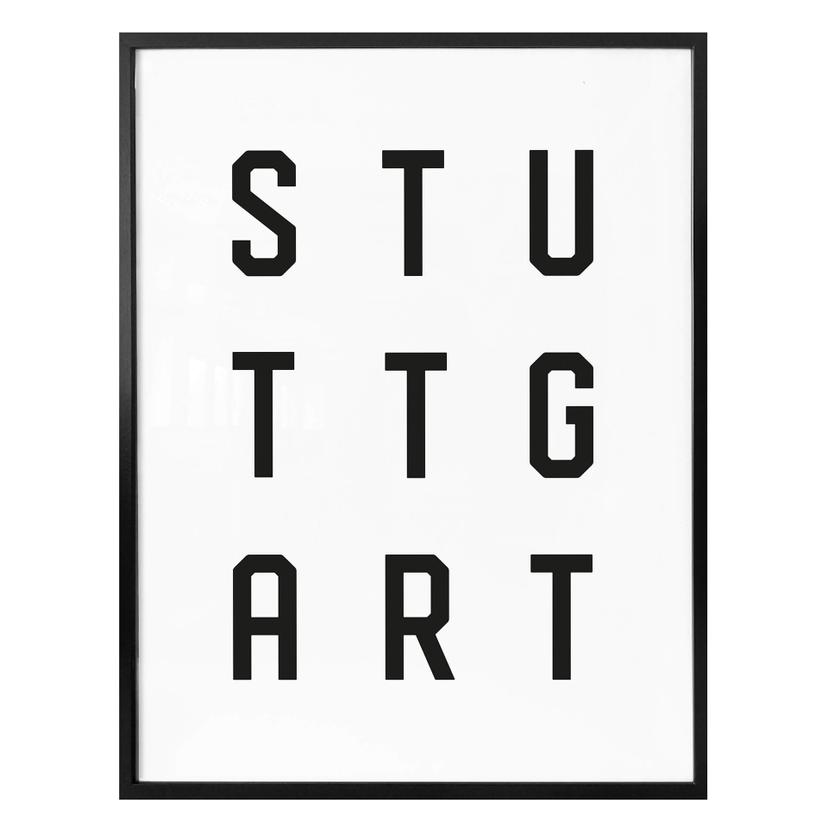 Póster - Tipografía Stuttgart