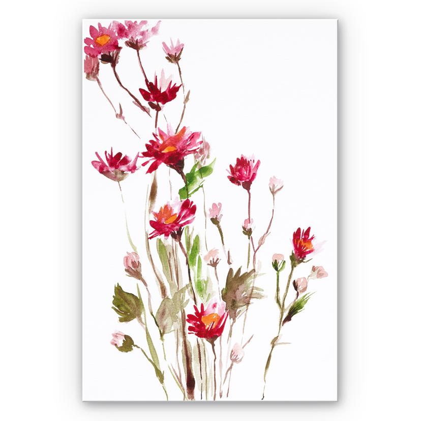 Tableau Forex - Dessin de fleur sauvage