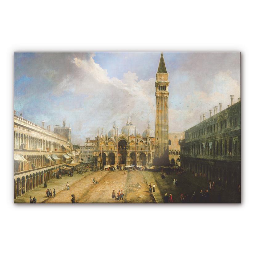 Tableau en verre acrylique Canaletto - La Piazza San Marco
