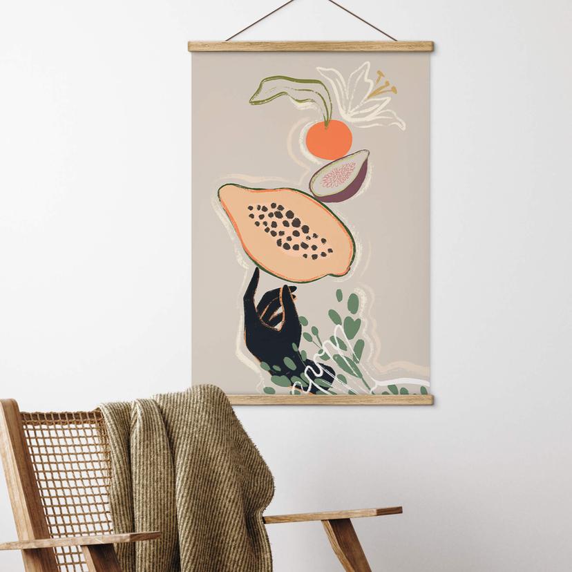 Poster tessile Arty Guava - Papaya Balance