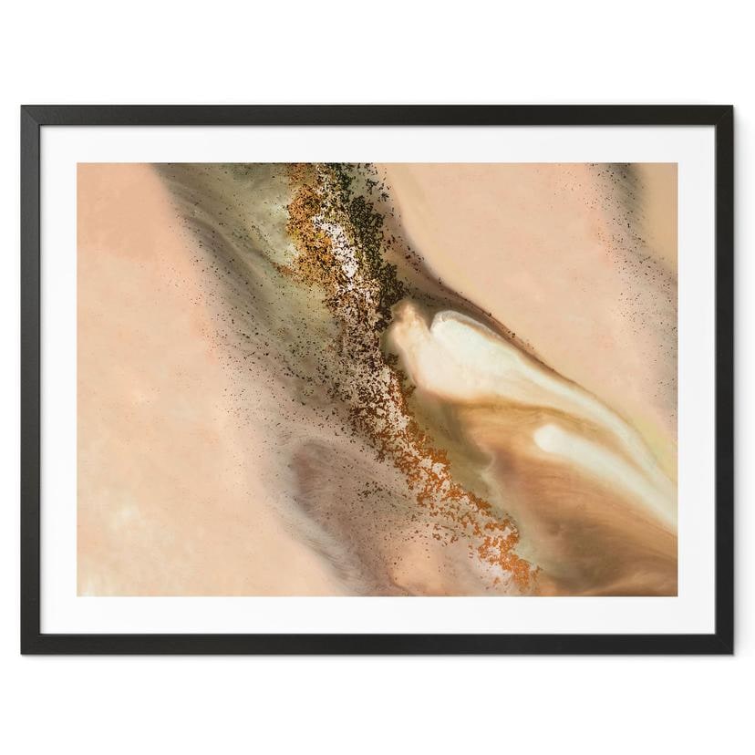 Poster Couleurs de la terre : une composition fluide - Meikle