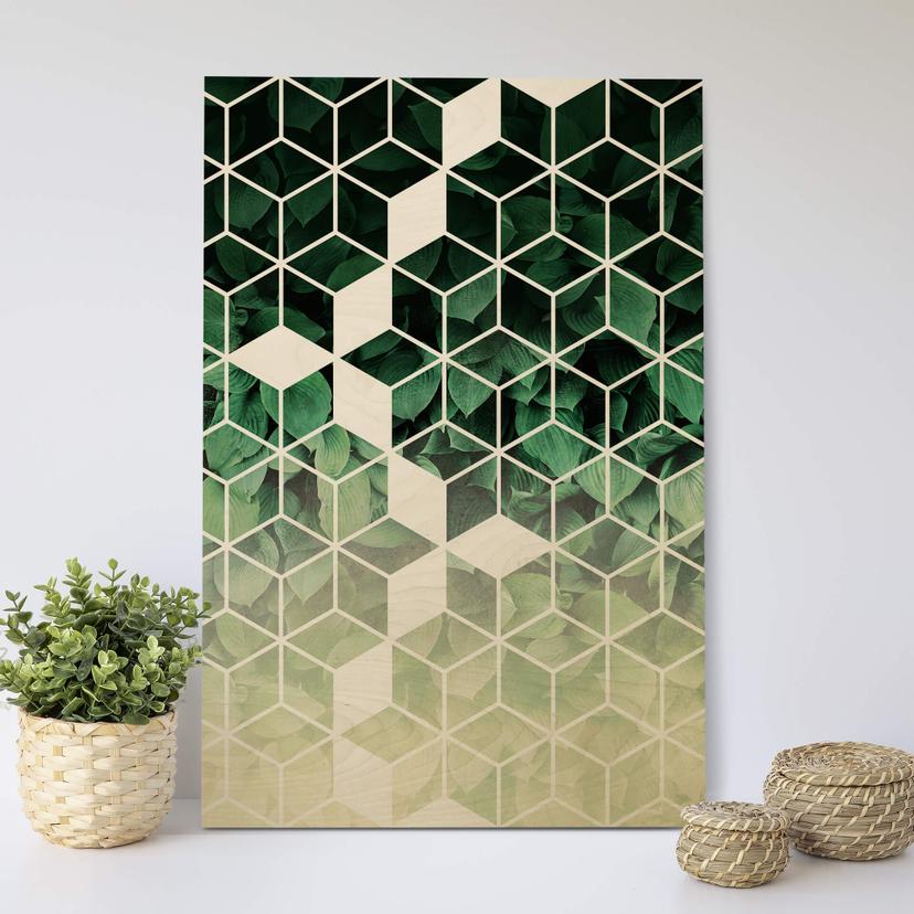 Stampa su legno Fredriksson - Geometrie naturali