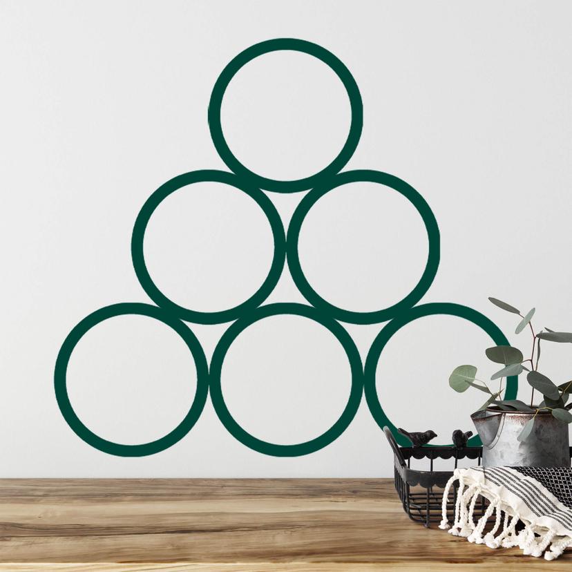 Wallsticker - Cirkel Mønster