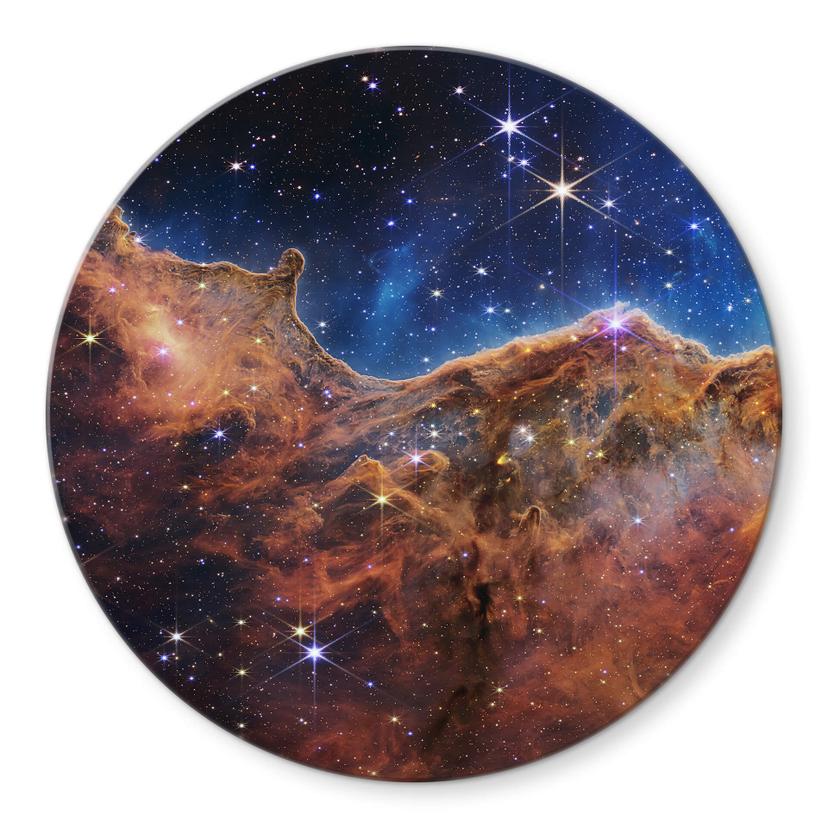 Glasbillede - James Webb Telescope - Carina Nebula
