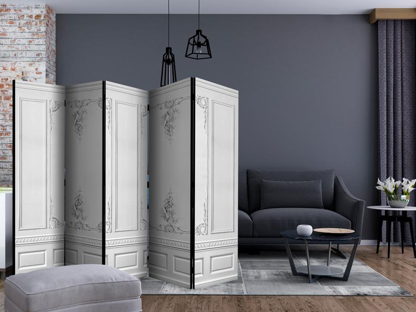 Schermo divisorio - Parete del palazzo , 5 pezzi - 225x172 cm