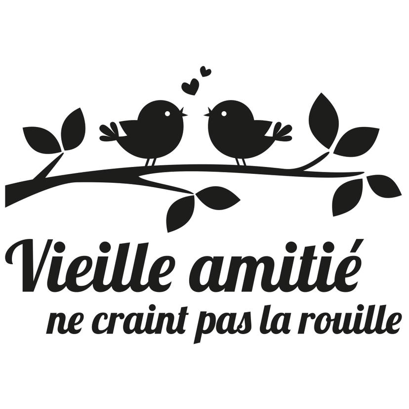 Adesivo murale - Vieille amitié ne craint pas la rouille