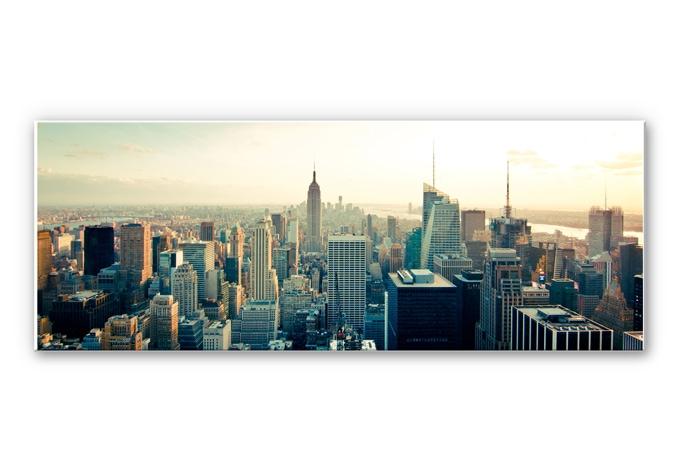 Tableau Forex - Skyline de New York City - Panorama