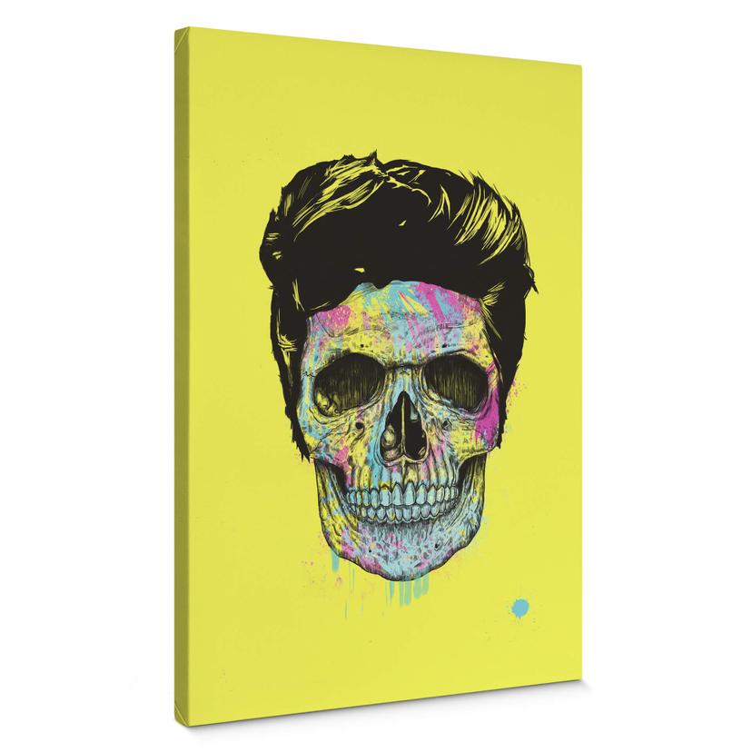 Lienzo Solti - Calavera de colores