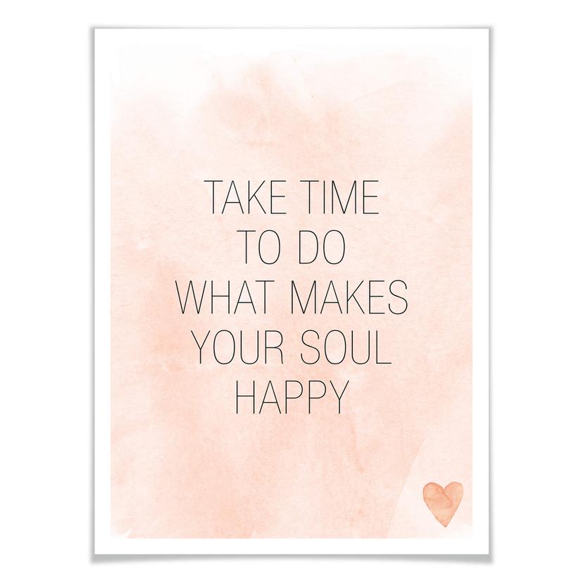 Poster Confetti & Cream - Take Time