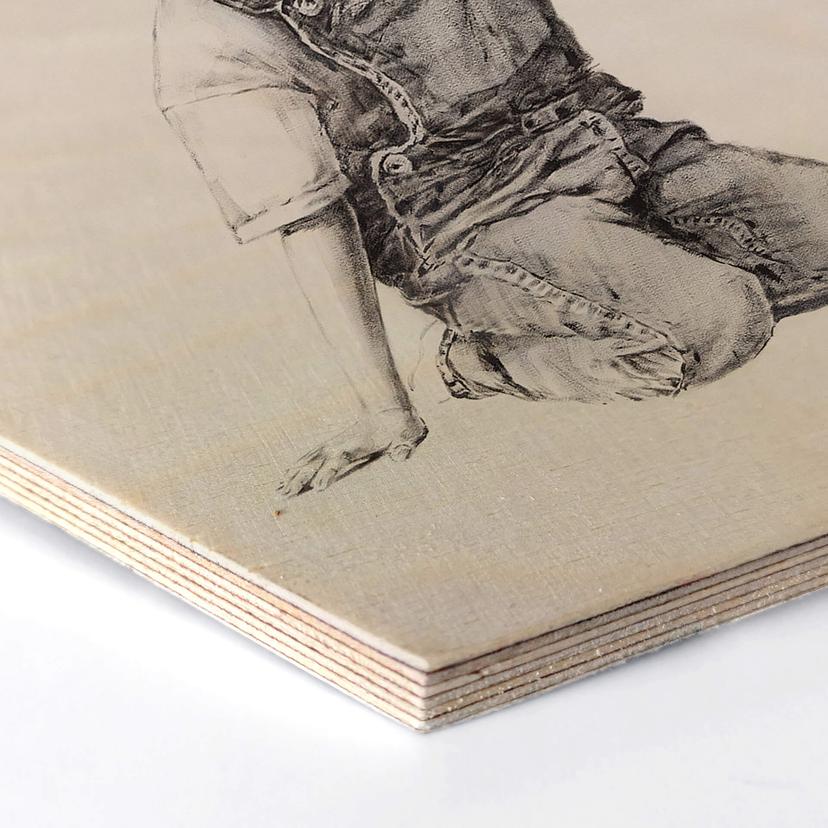 Esagoni in legno Banksy - Real Hero