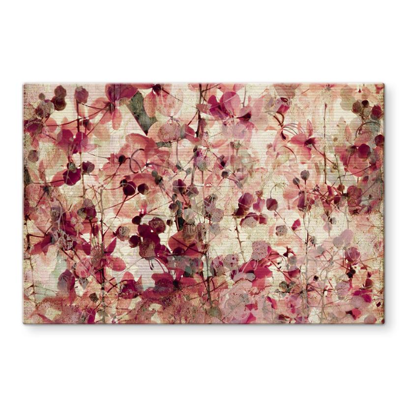 Pannello paraschizzi  - Fiori vintage