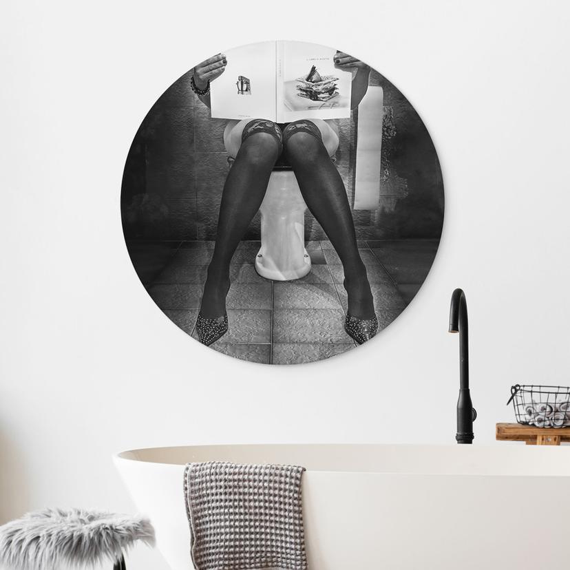 Cerchio a muro Donna erotica in bagno - Toniolo