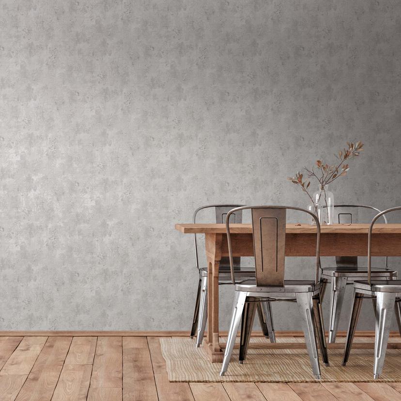 A.S. Création non-woven tapet BOS - sten look beton look lys grå, grå