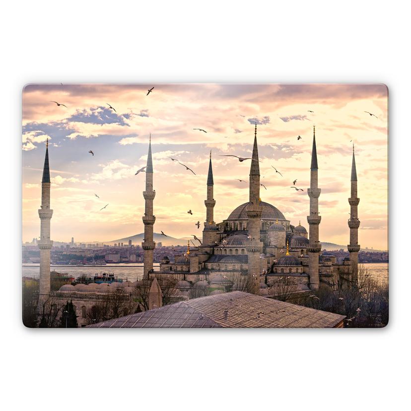 Stampa su vetro Moschea blu