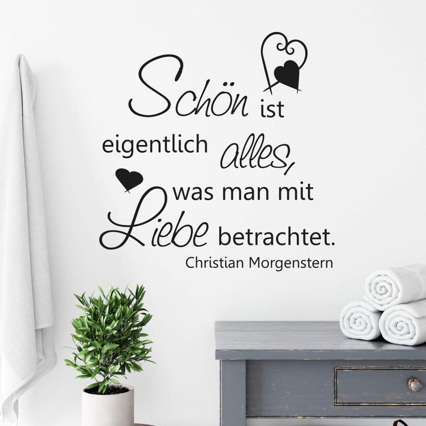 Wandtattoo Schön ist eigentlich alles...