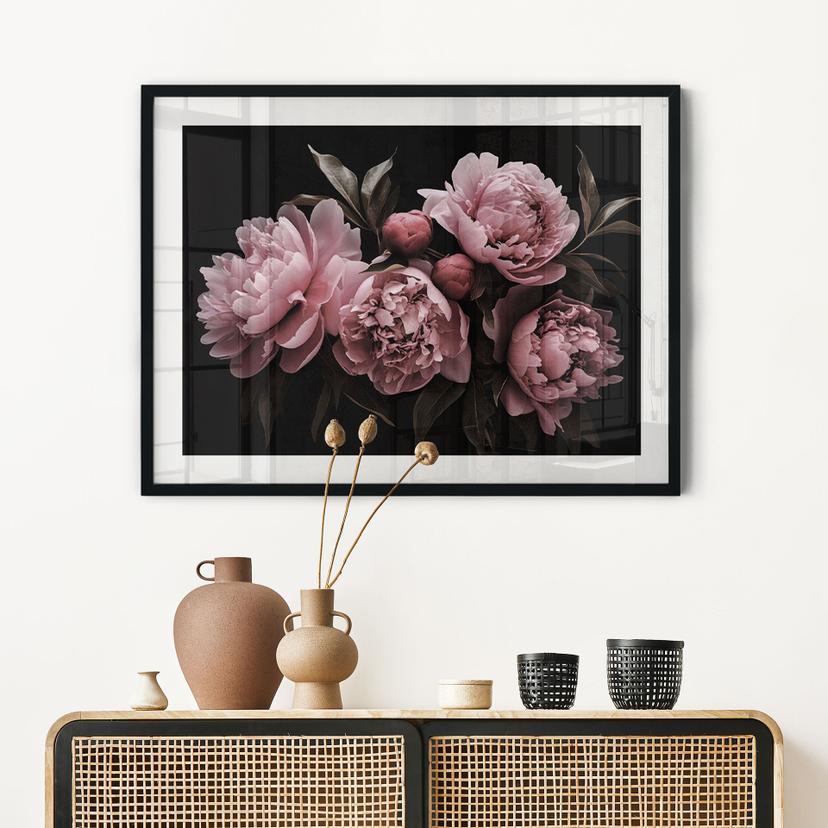 Poster Peonia rosa - Haase