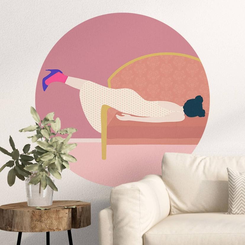 Sticker mural Maddies Mood - Jota de jai - Rond
