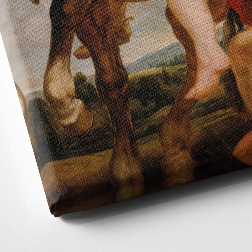 Stampa su tela Rubens - Il ratto delle figlie di Leucippo