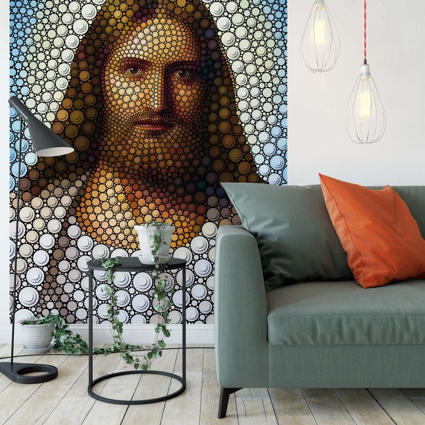 Fototapet - Ben Heine - Circlism - Jesus Christ