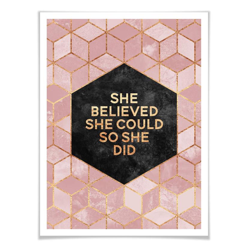 Poster Fredriksson - She Believed