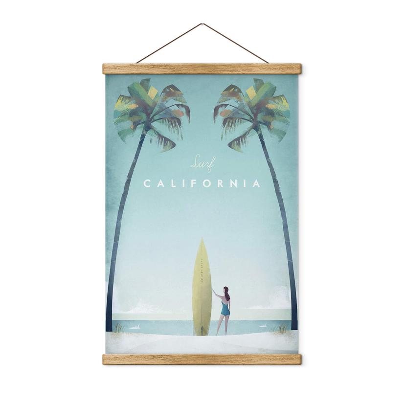 Póster de tela Rivers - California