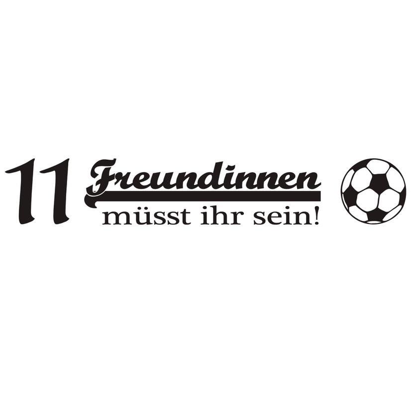Wandtattoo 11 Freundinnen