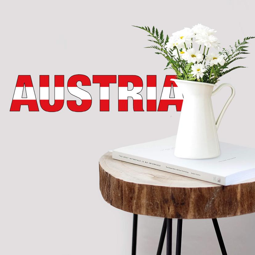 Sticker mural - Inscription Austria