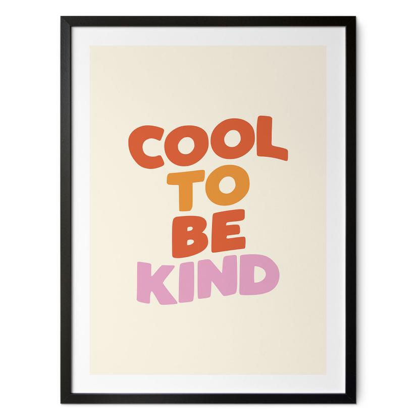 Póster Saying Cool to be kind - Wilson