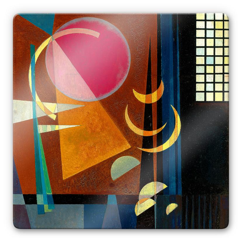 Glasschilderij Kandinsky – Colourful Calmness