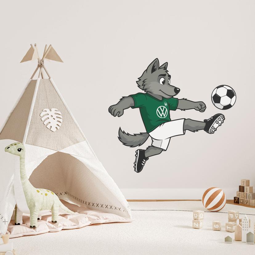 Wandtattoo VfL Wolfsburg Wölfi