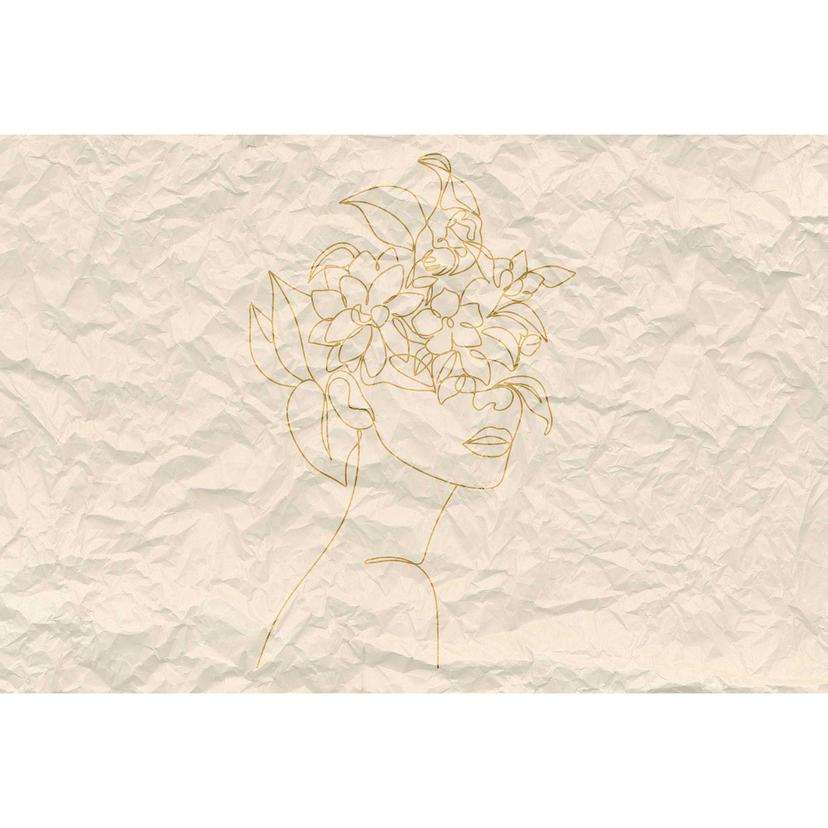 Livingwalls papier peint photo ARTist Paper Face beige