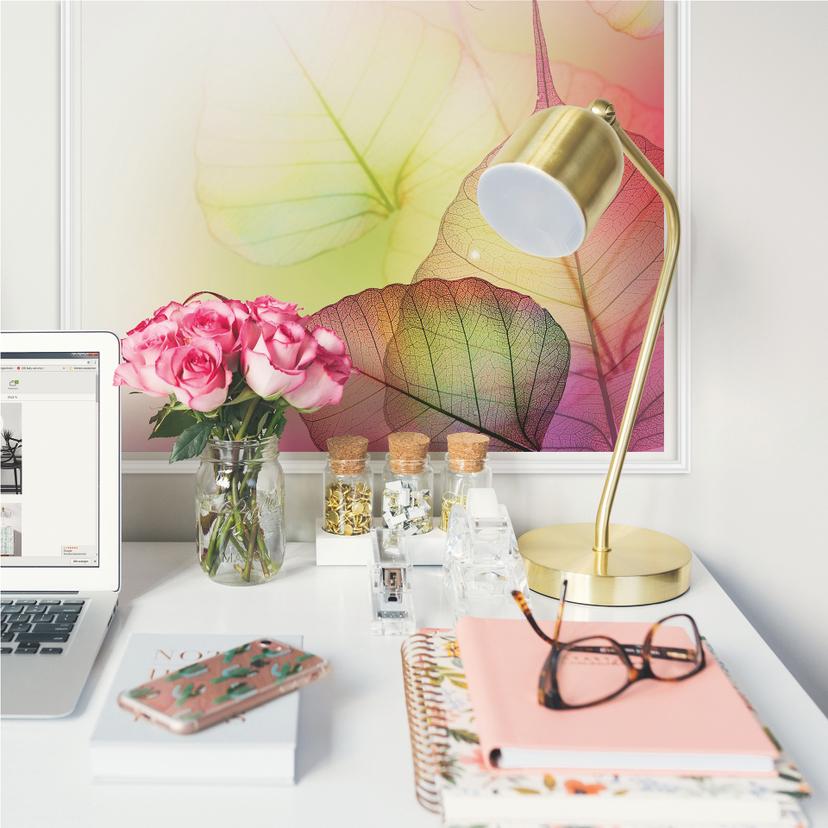 Poster autocollant - W - Pink Design